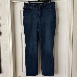 Lee Dark Blue Straight Leg Women's Jeans